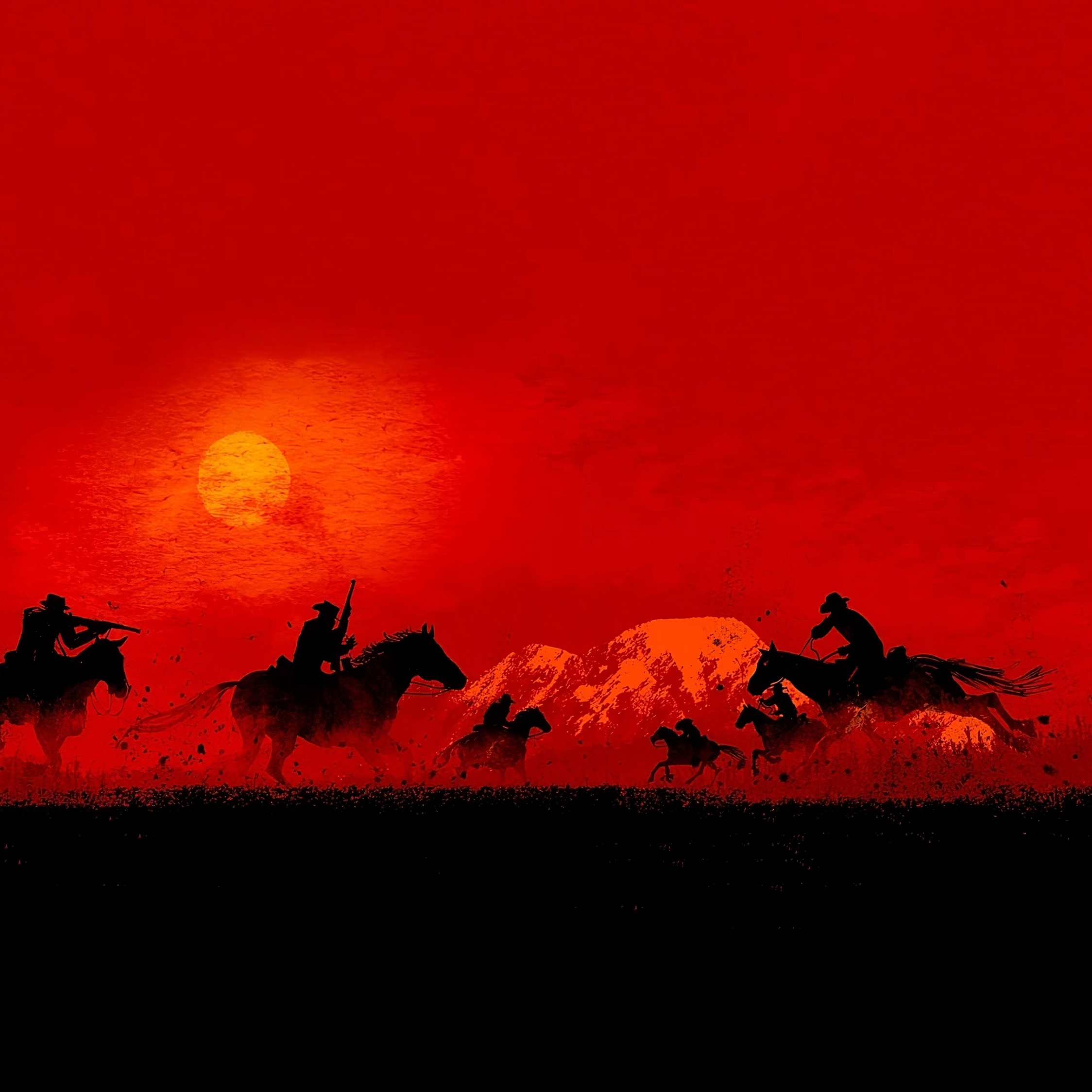 wallpaper 2248x2248 red dead redemption