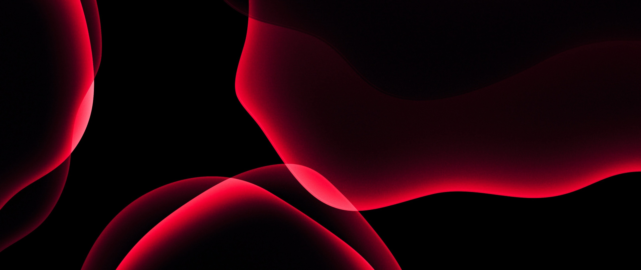 iOS 13 Wallpaper 4K, Red, Stock, iPadOS