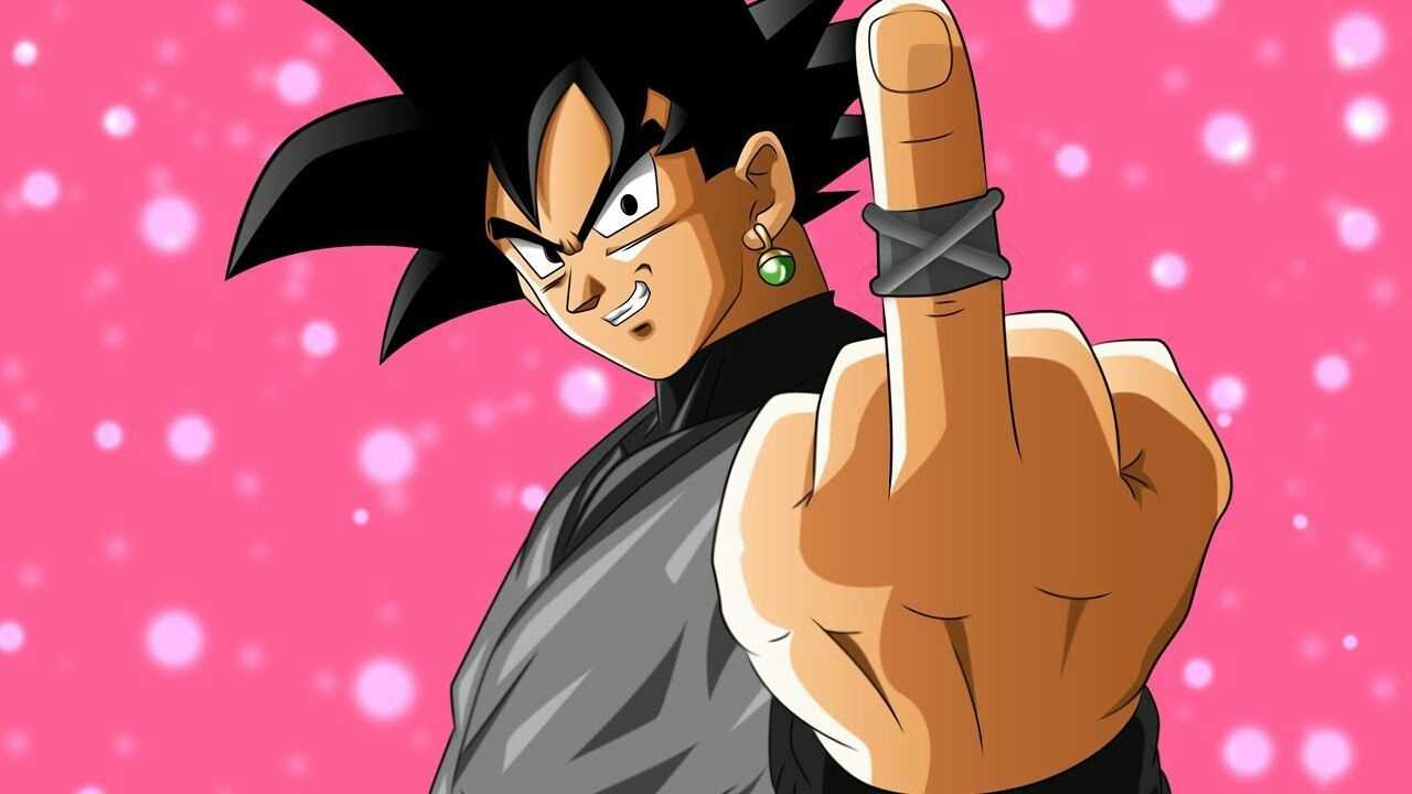 Anime dragon ball goku, Goku black