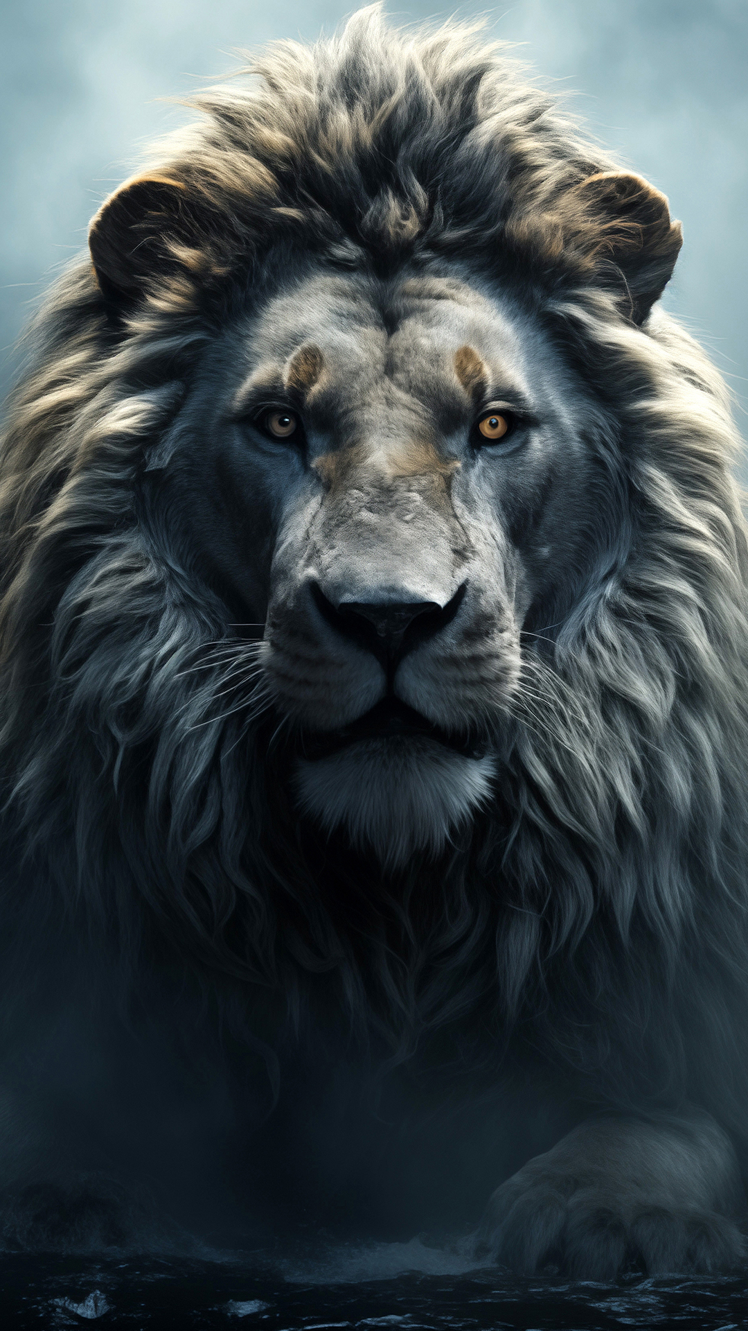 Lion in a cave HD wallpaper 4K free