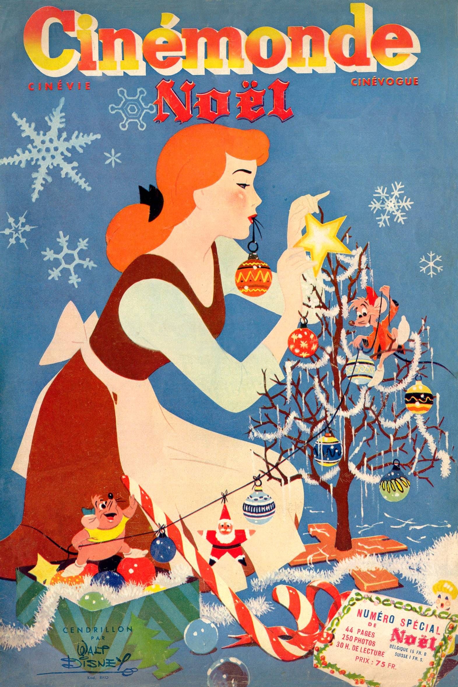 Christmas poster, Disney holiday
