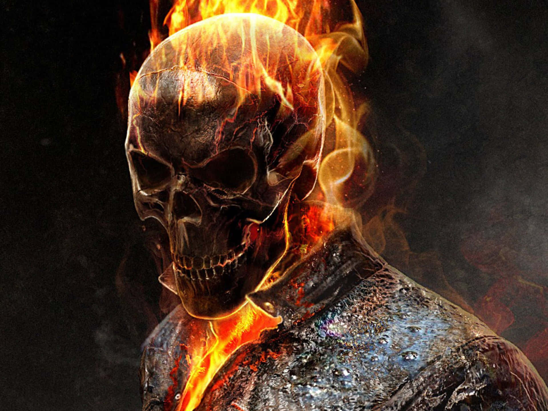 Fire Skull Wallpaper