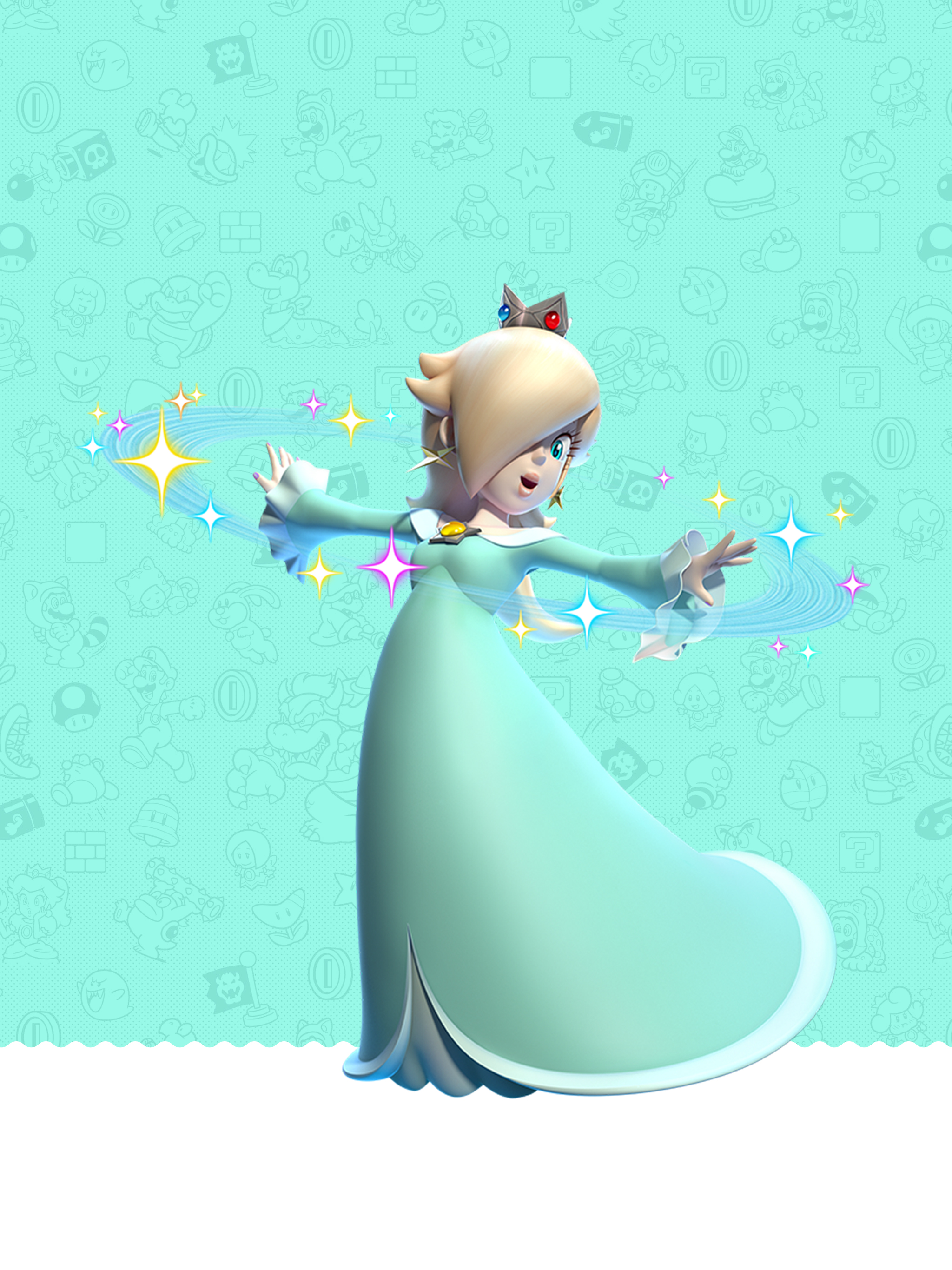 Super Mario 3D World Wallpaper with Monocle