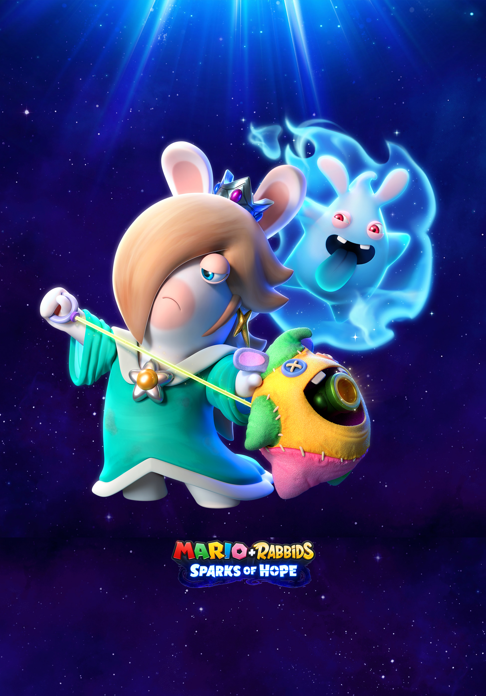 Mario + Rabbids Sparks of Hope Rabbid Rosalina Wallpaper with Monocle