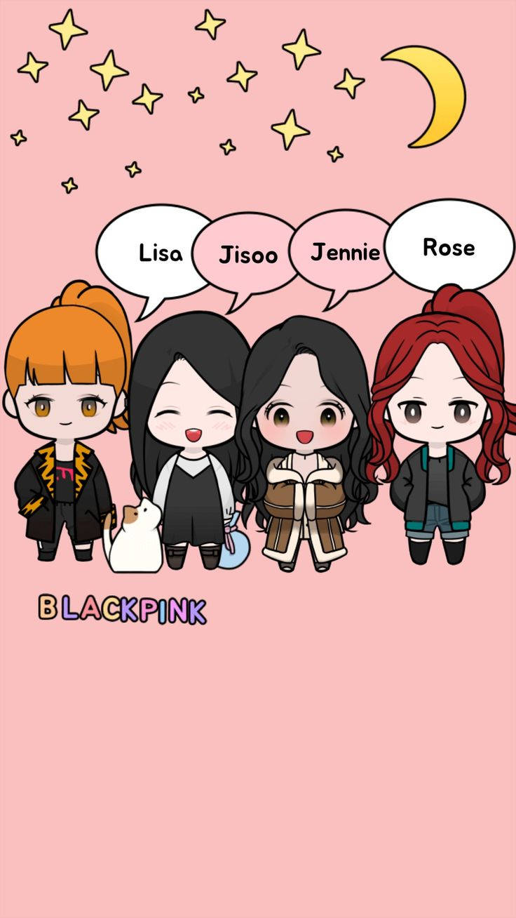 Download Chibi Blackpink Anime Girls At