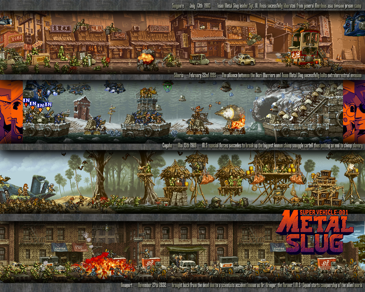 Metal Slug X wallpaper for desktop
