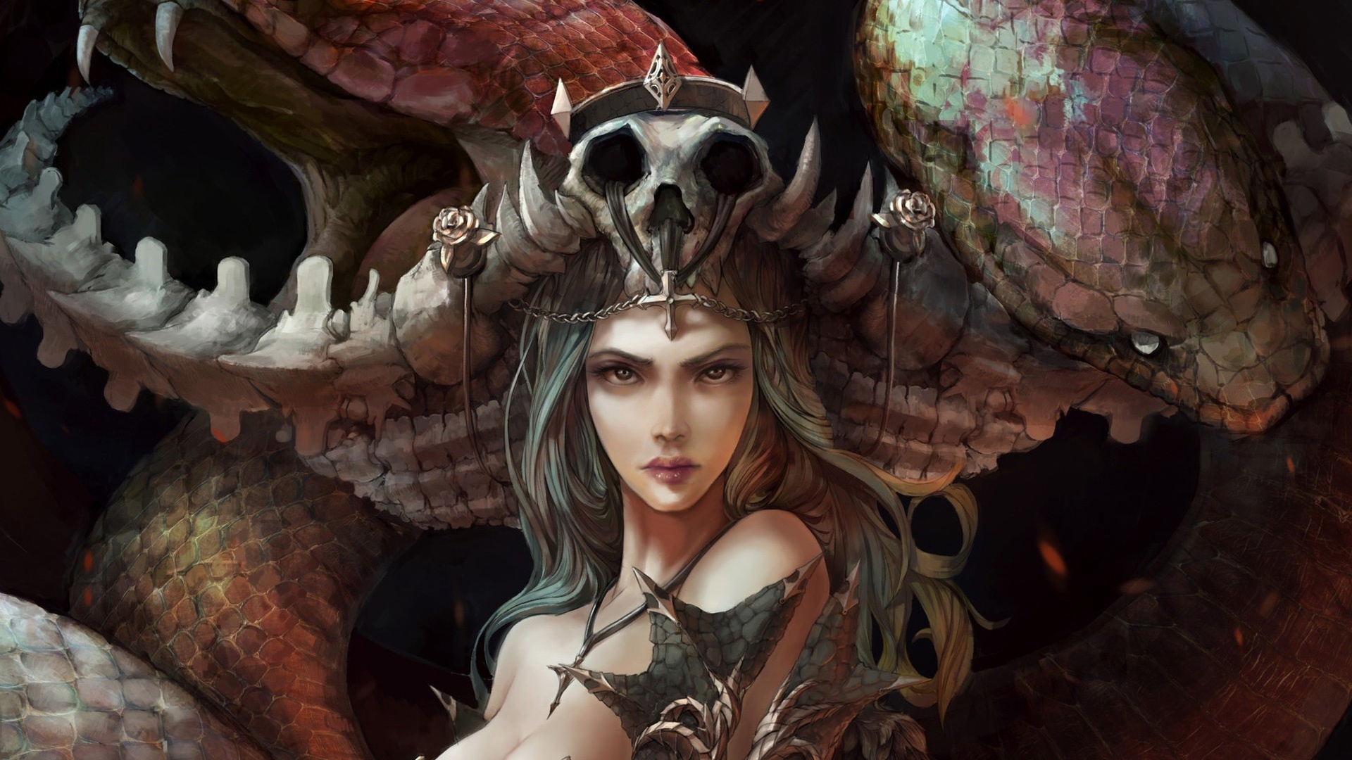 Download wallpaper sake, girl, fantasy