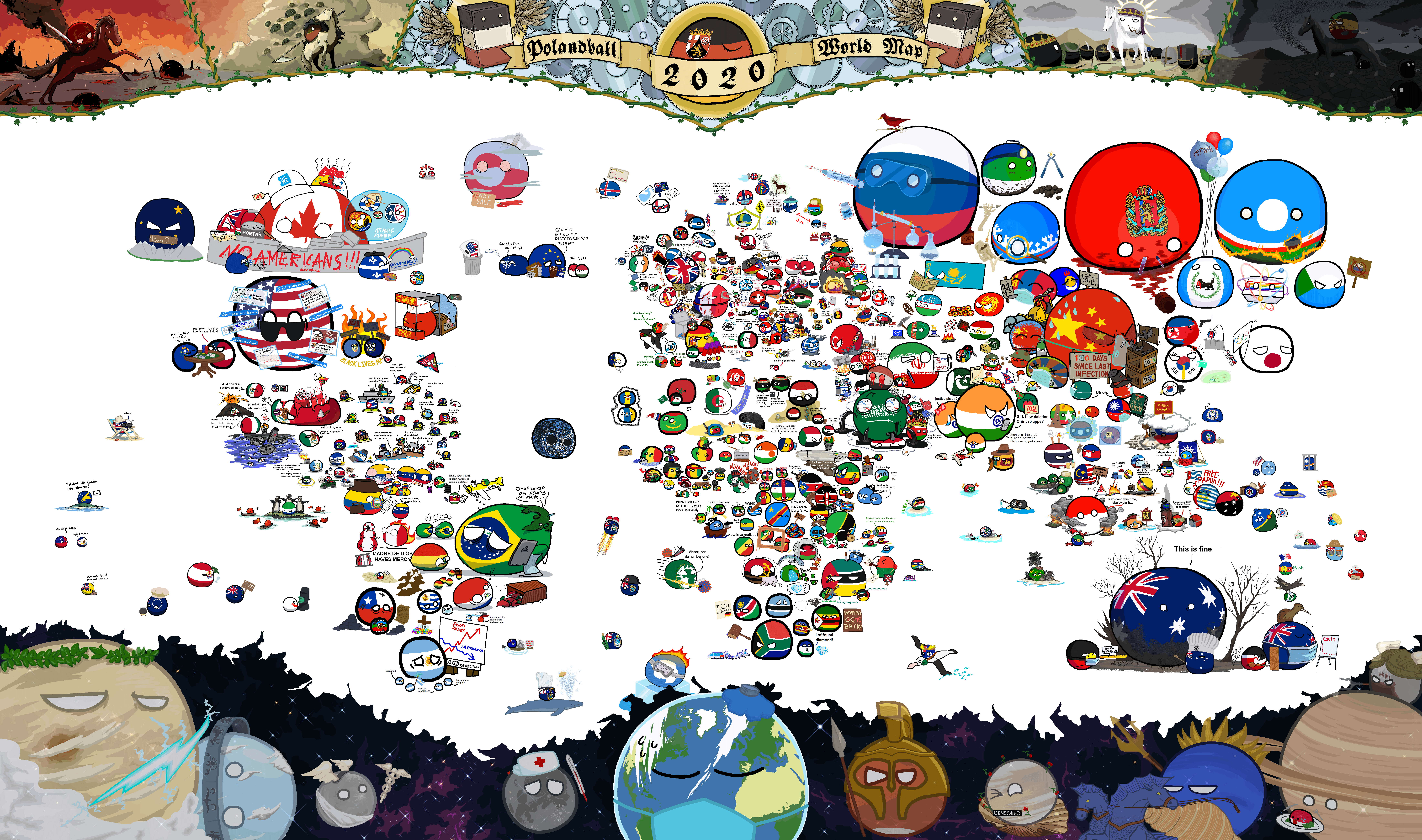 Official Polandball World Map 2020, r