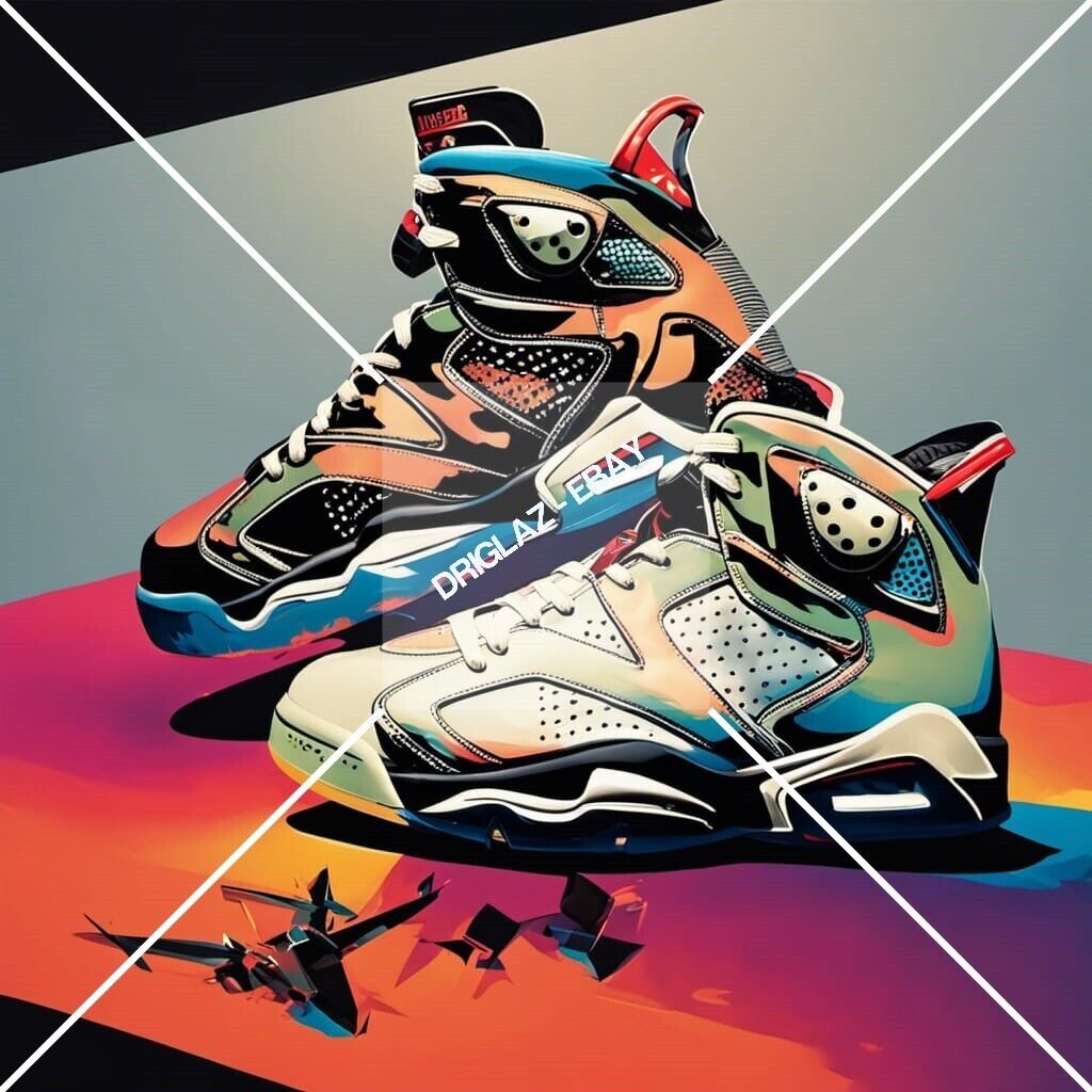Nike Air Jordan VI Digital ART Image