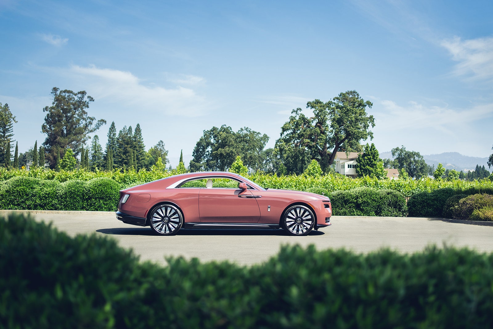cruising through Napa Valley in