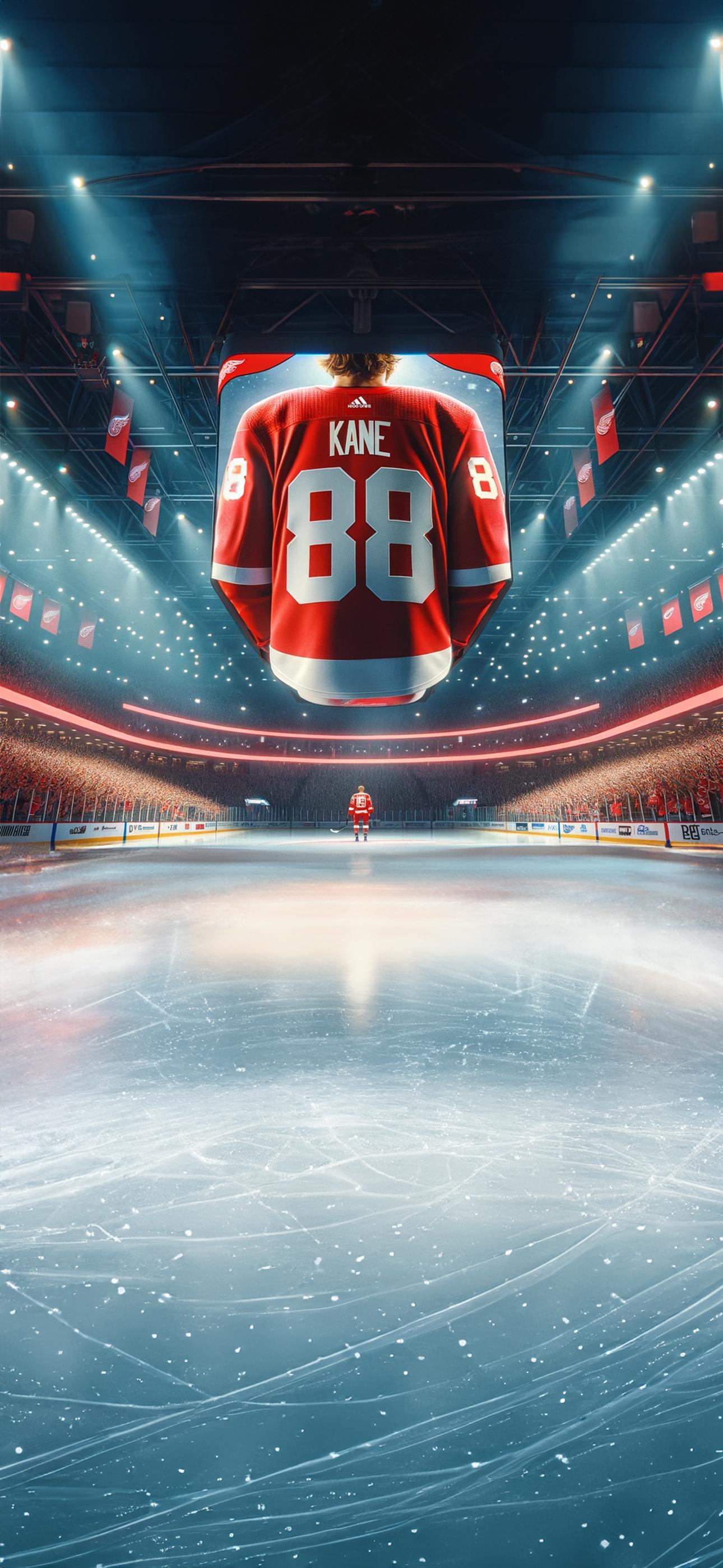 Patrick Kane Detroit Red Wings, r