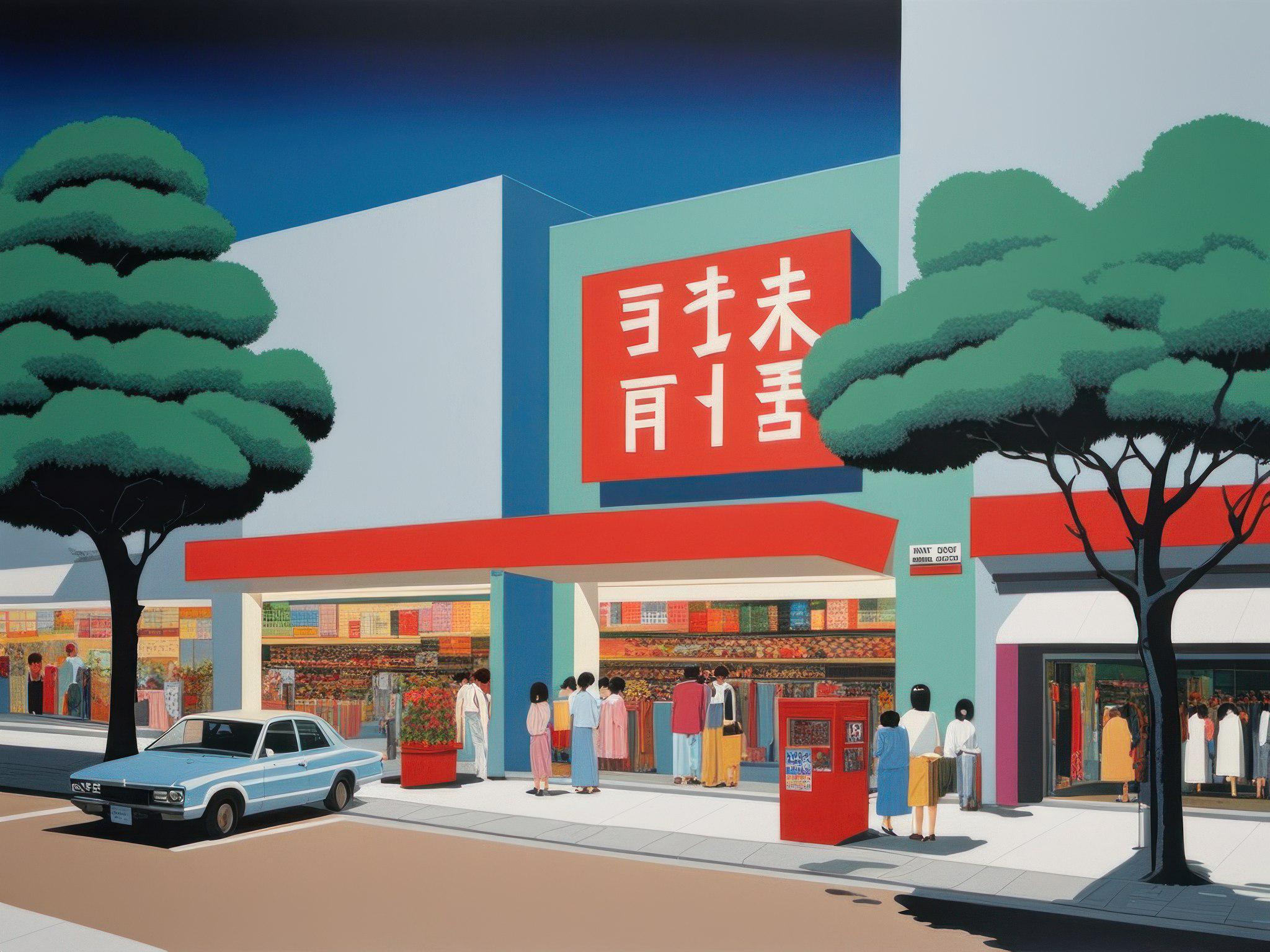 SDXL / Japanese City Pop Art, r