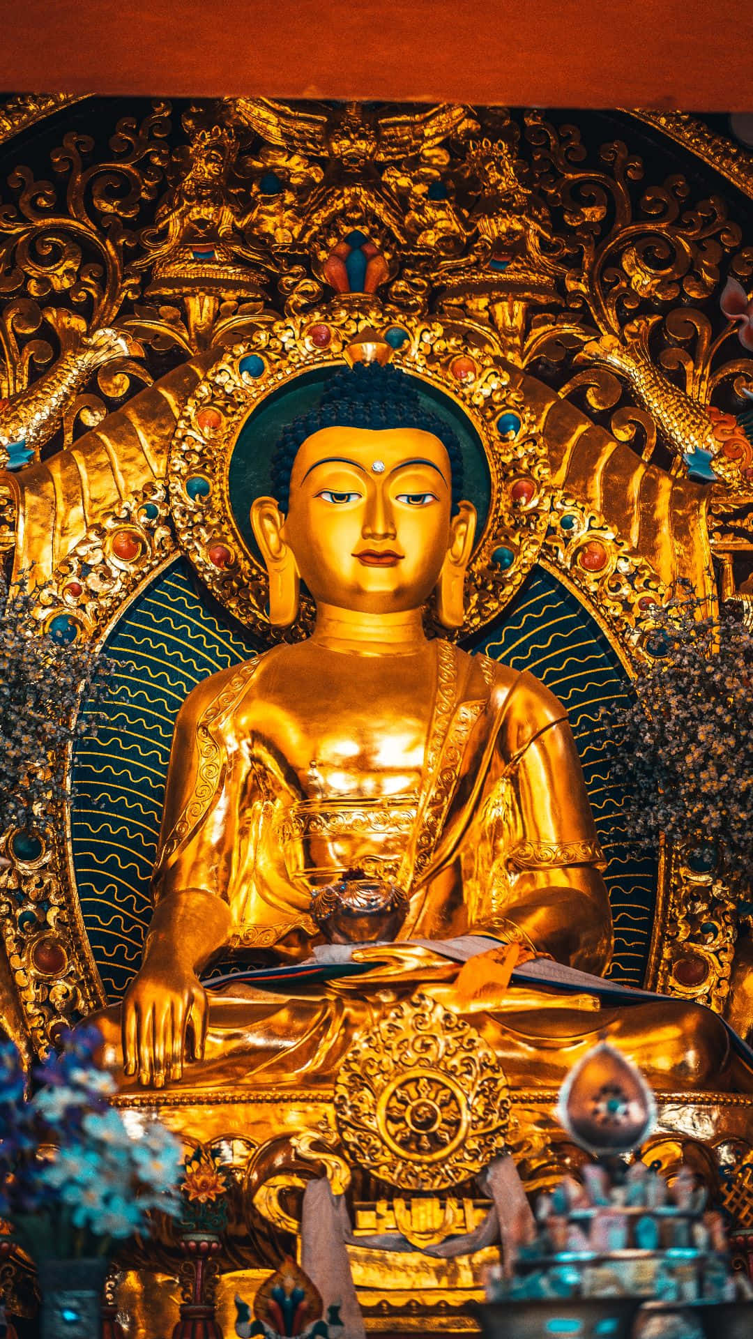 Golden Buddha Statue Wallpaper
