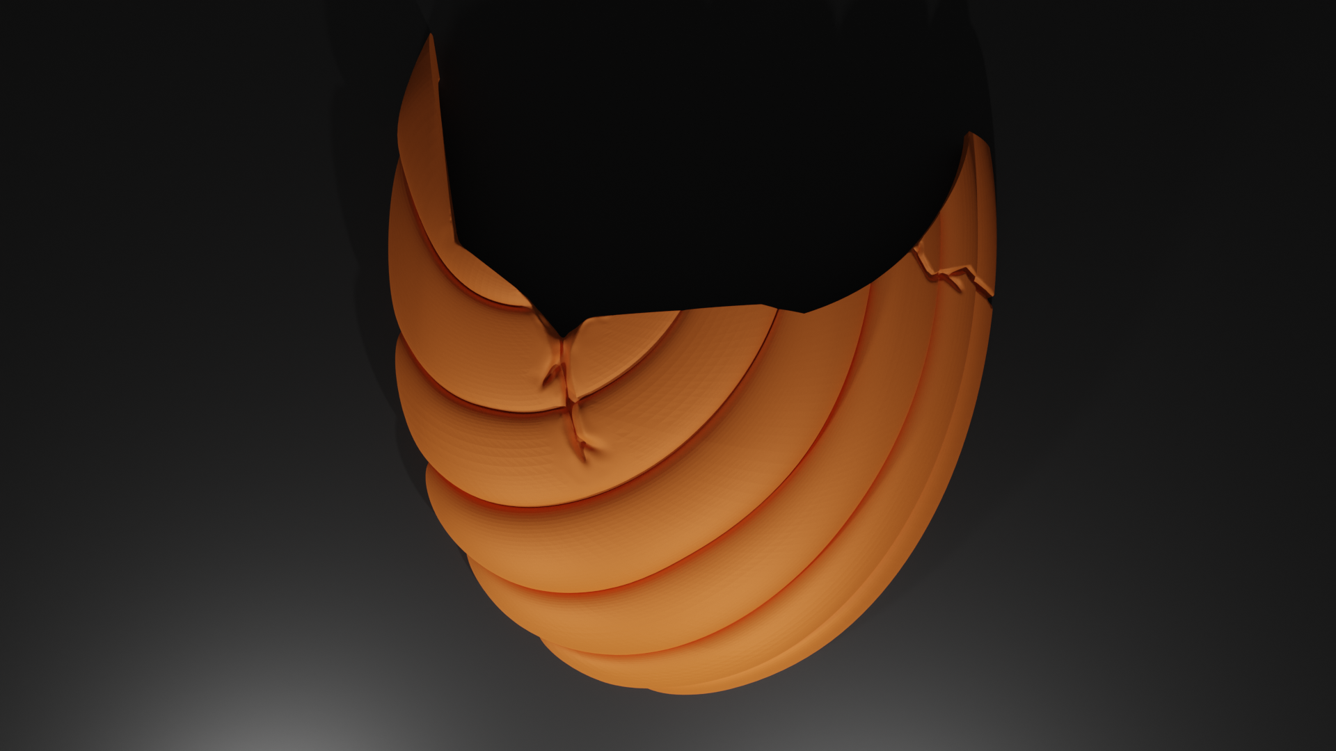 STL file Obito broken mask