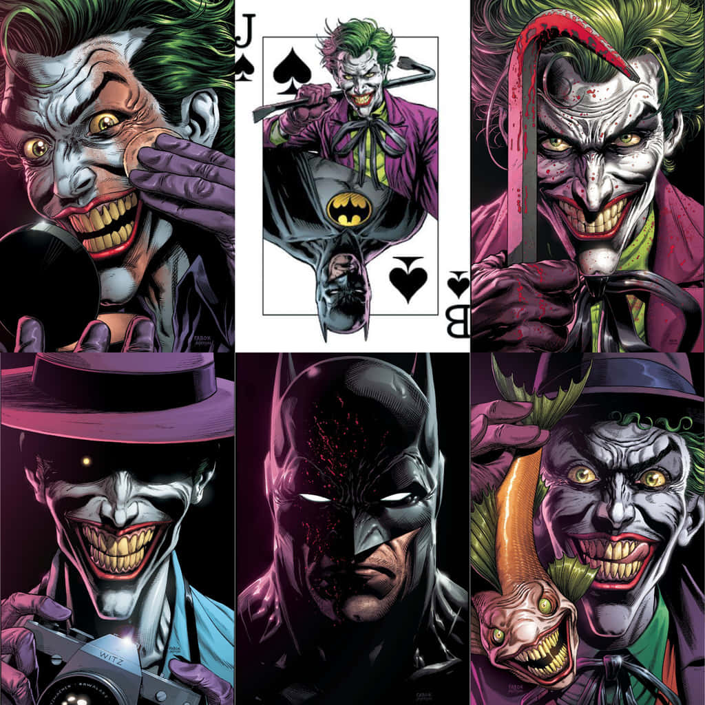 Three Jokers Face Off Wallpaper