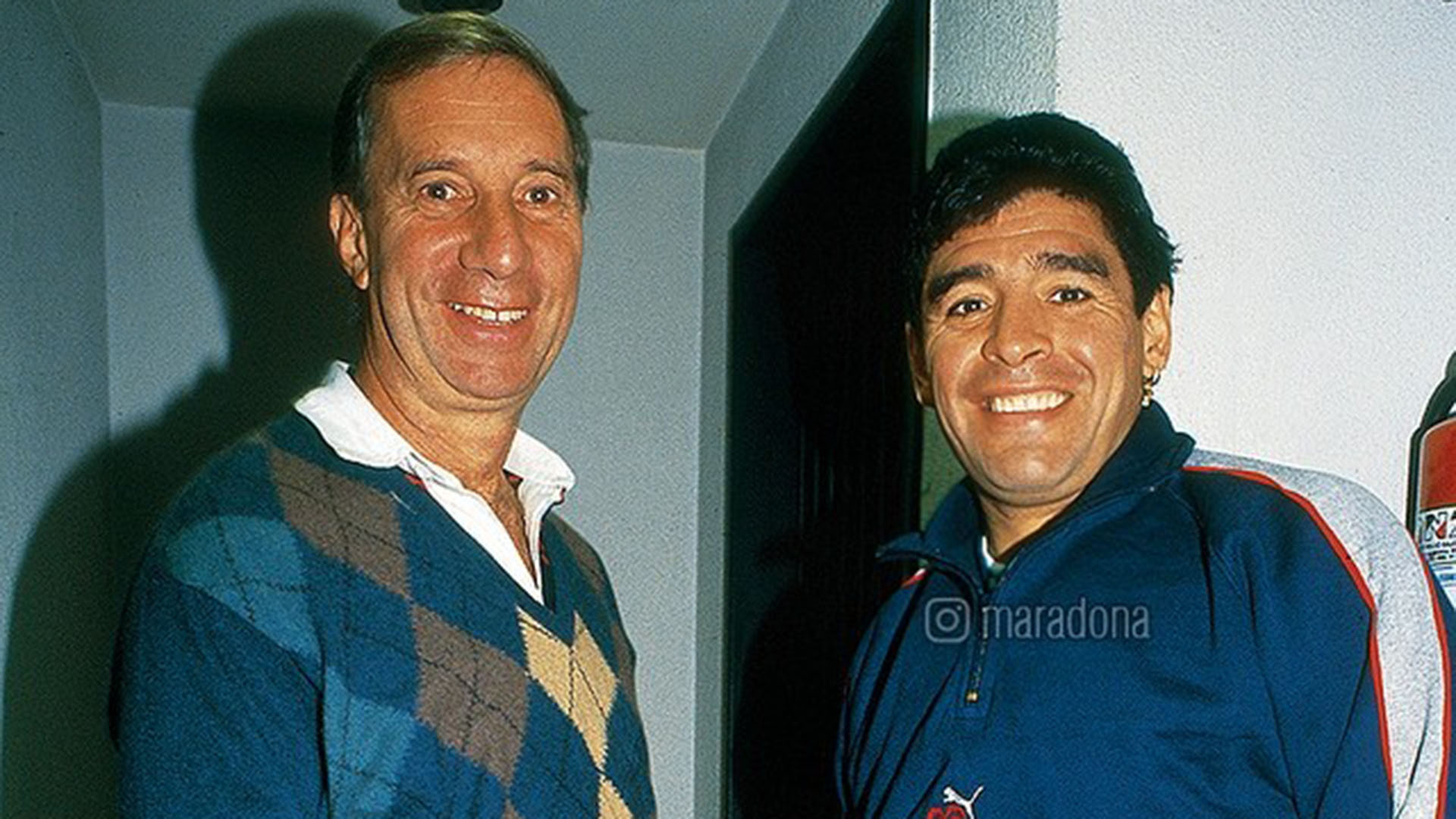 Diego Maradona saludó a Carlos Bilardo