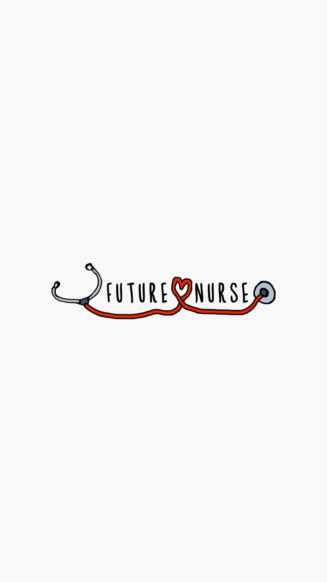 Future Nurse Logo with Stethoscope