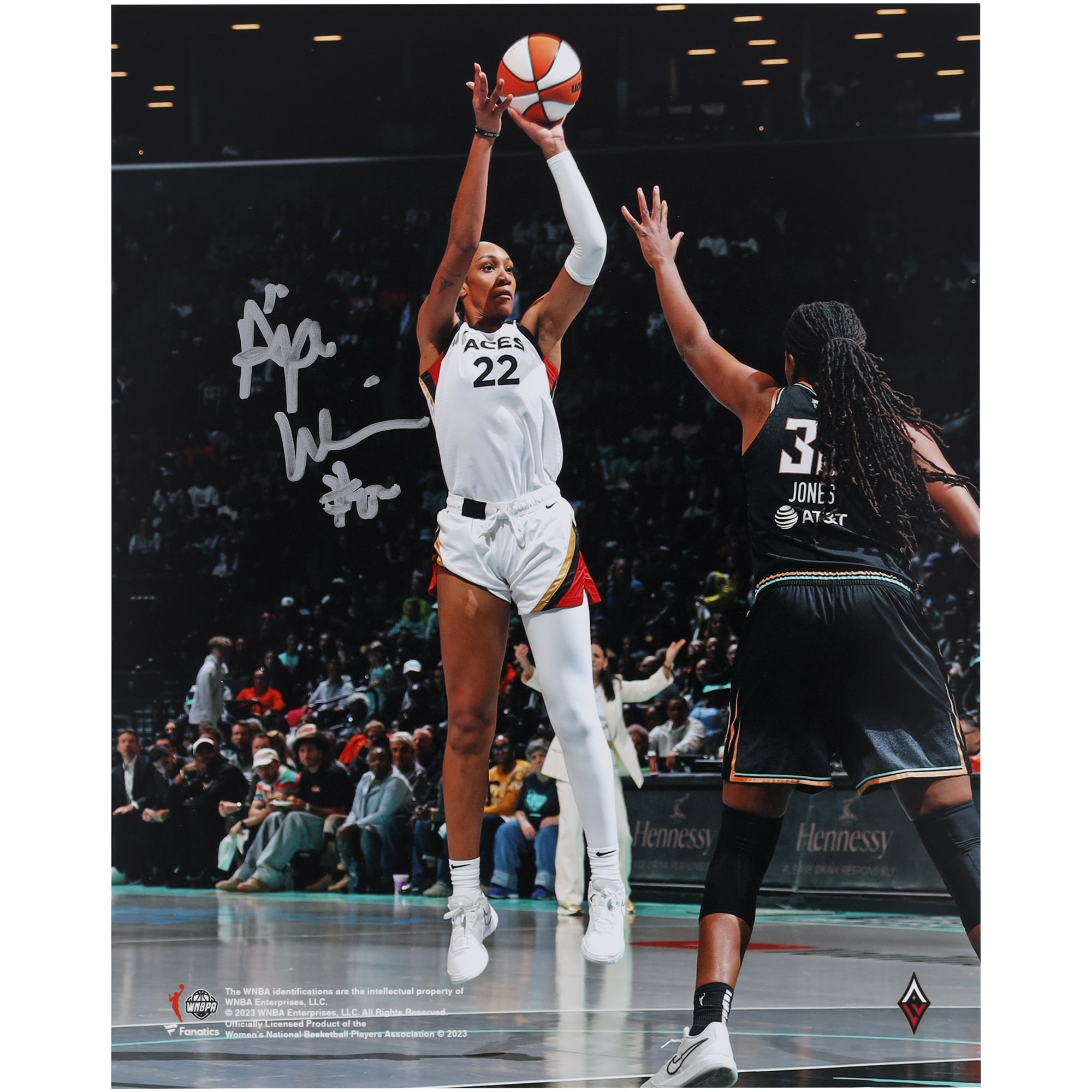 A'ja Wilson Las Vegas Aces 2023 WNBA