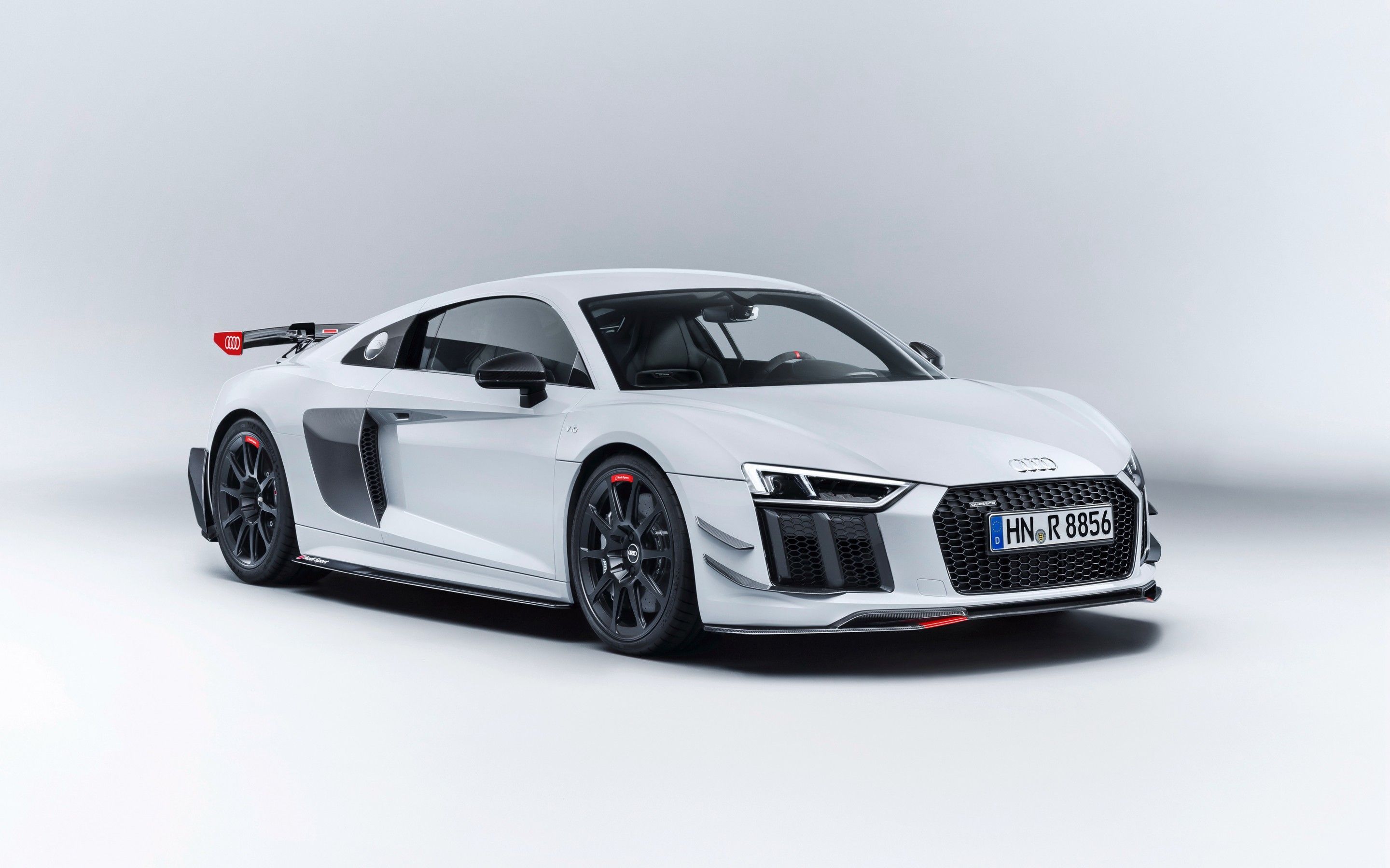 Audi R8 White Wallpaper Free
