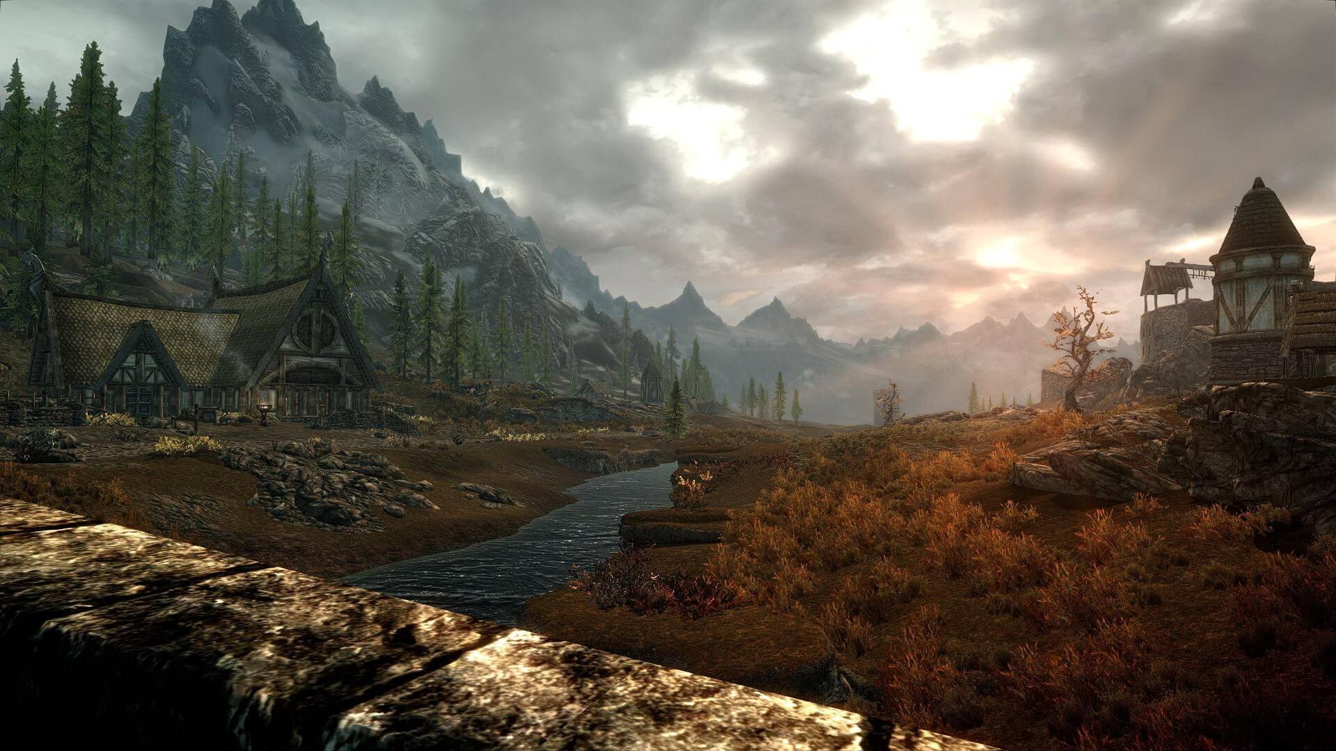 Skyrim Scenery HD Wallpaper • GamePhD