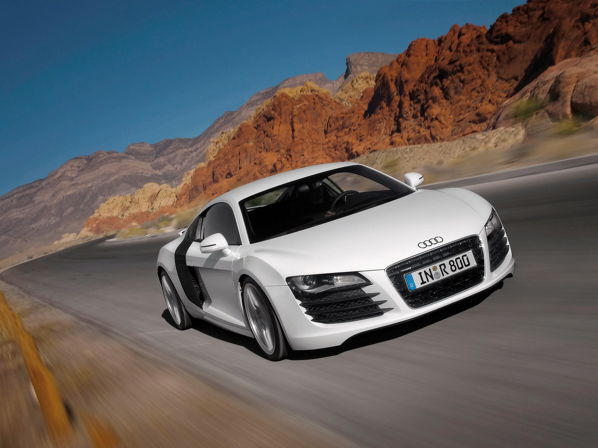 White Car, Audi R8, Audi, Vehicles