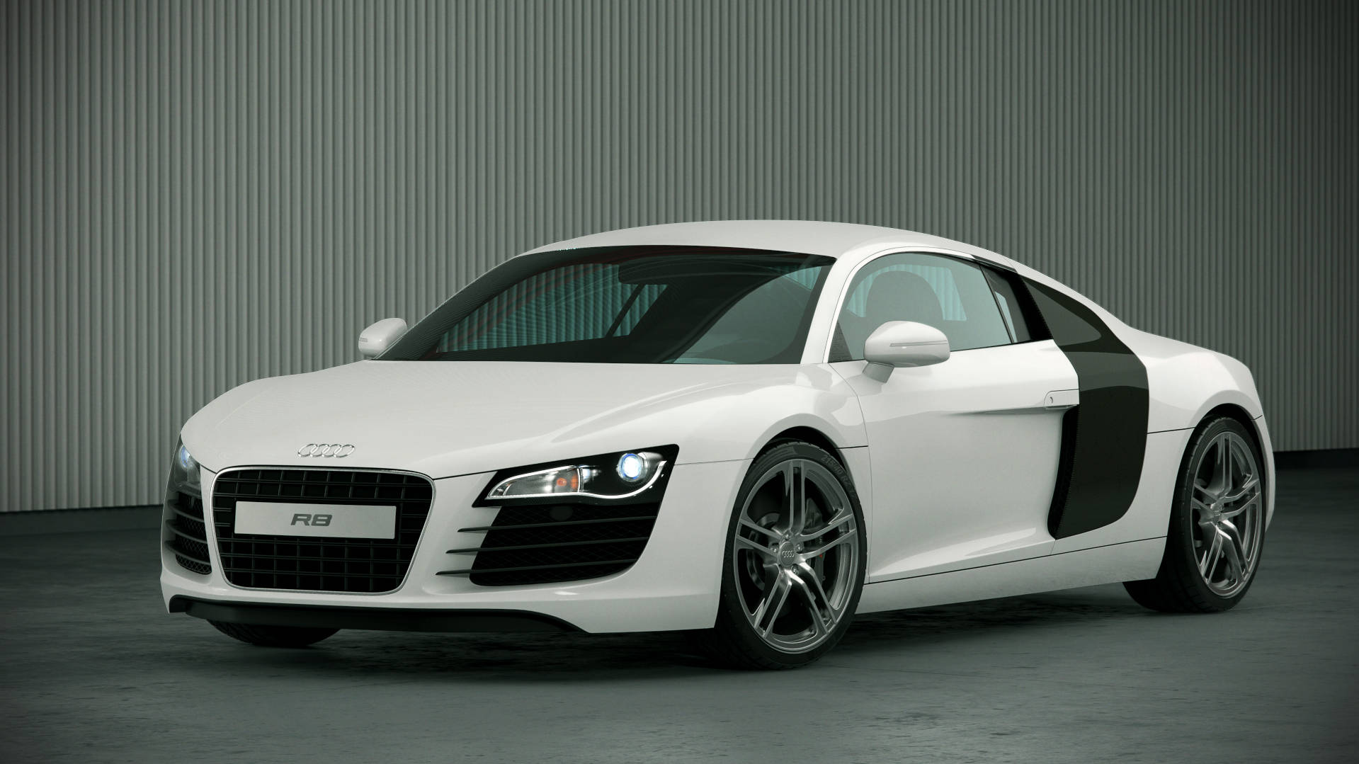 Download free White Audi R8 Wallpaper