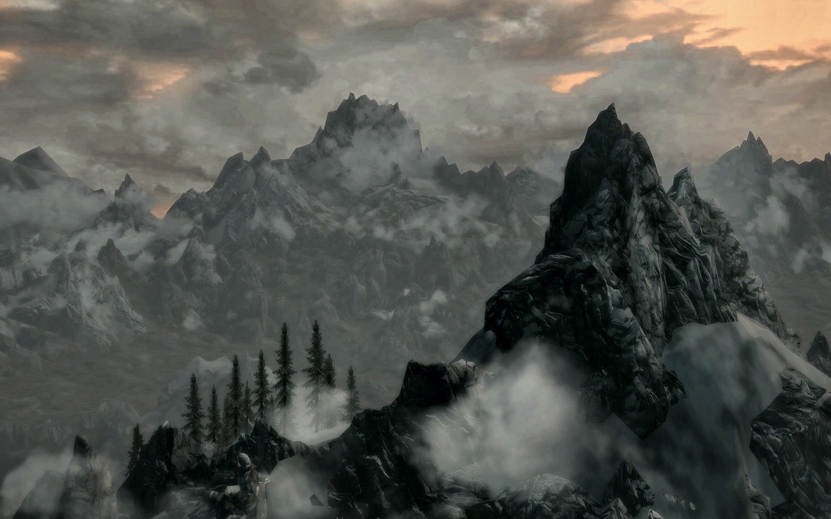 Skyrim Fantasy Landscape Wallpaper