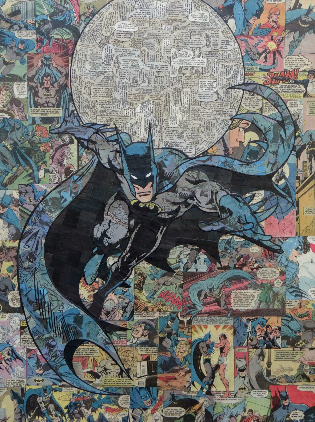 Comic Collage Art