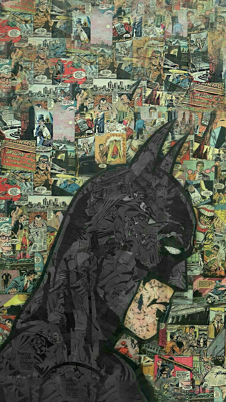 Superhero wallpaper, Batman comic art