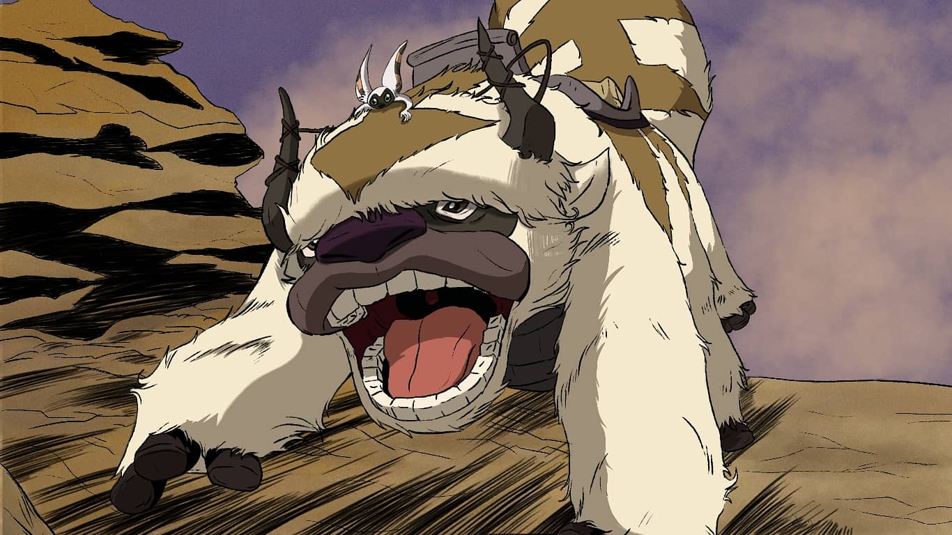 Finally finished my Appa and Momo art