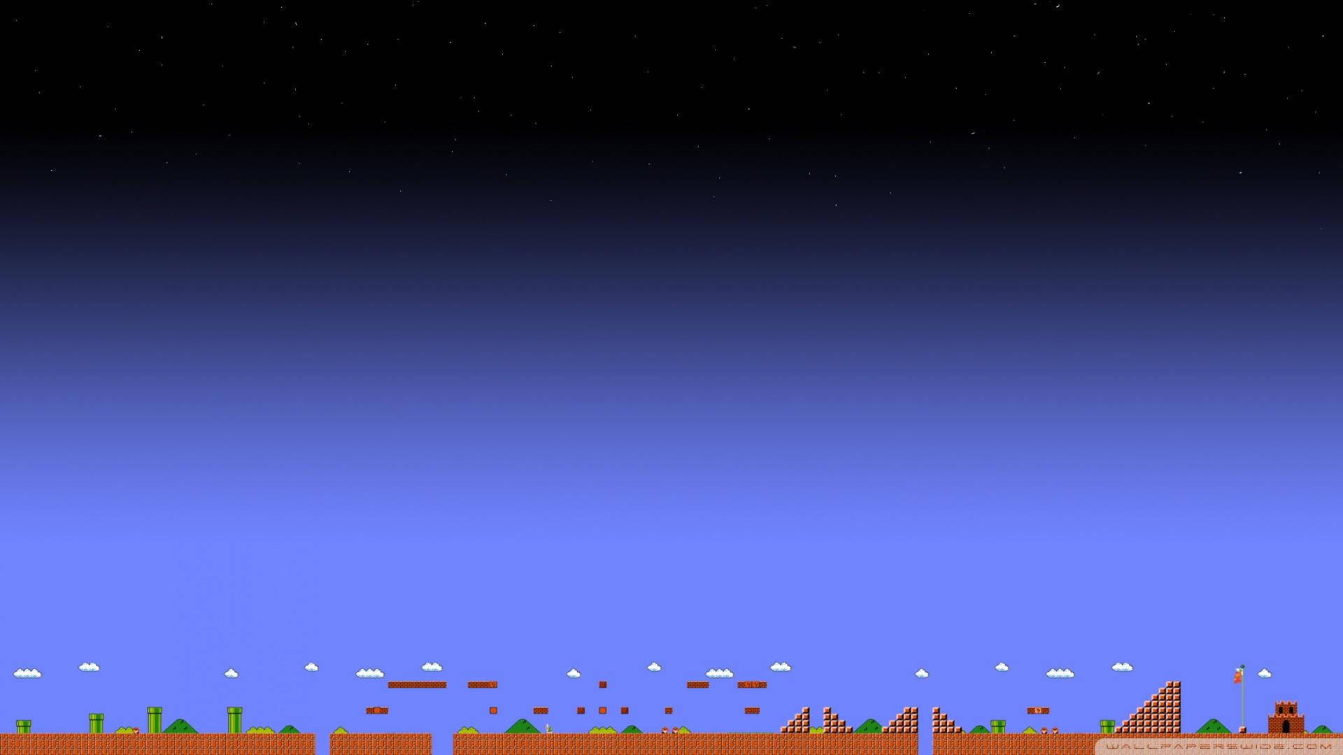 Minimalist Super Mario Bros Wallpaper