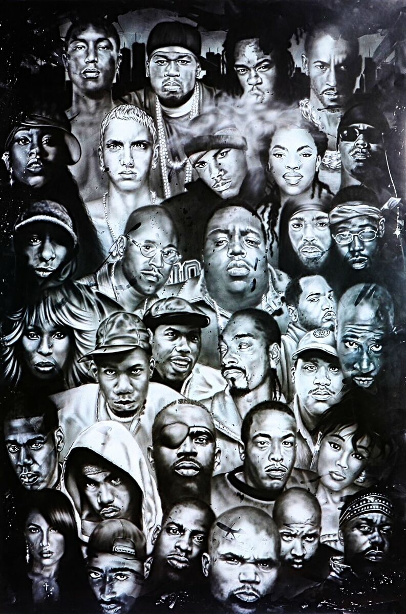 Hip Hop Rap Legends Poster. Tupac