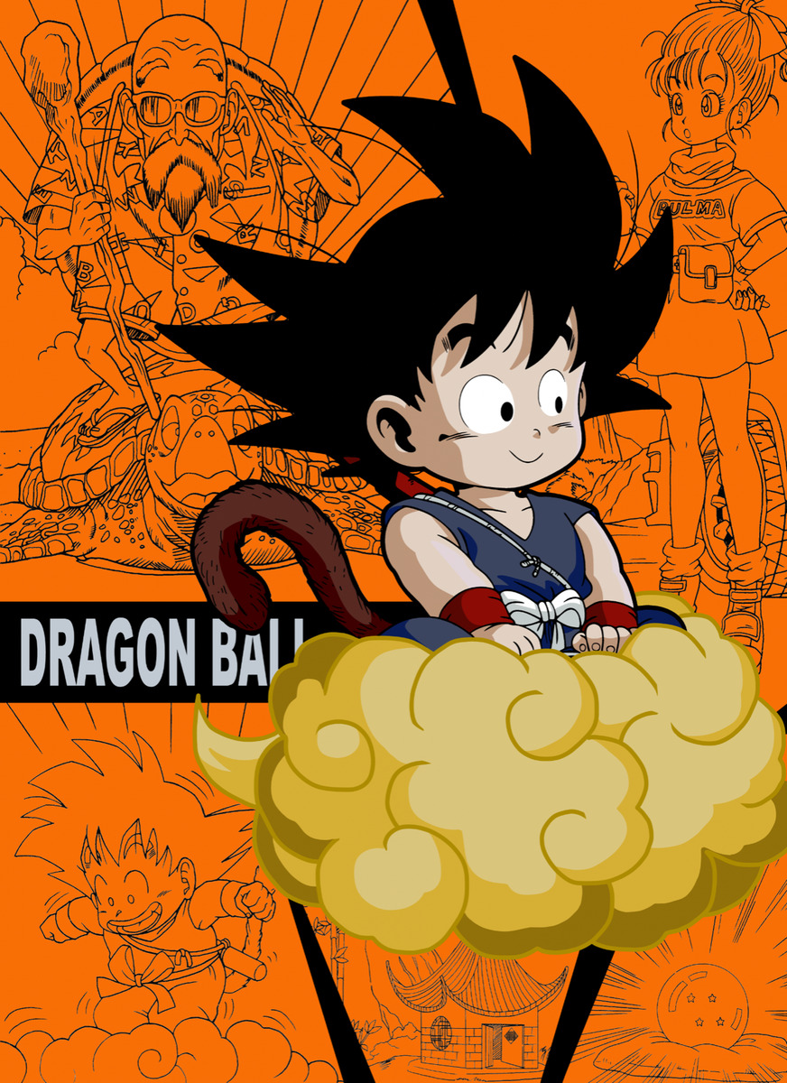 Dragon Ball Poster Kid Goku Nimbus