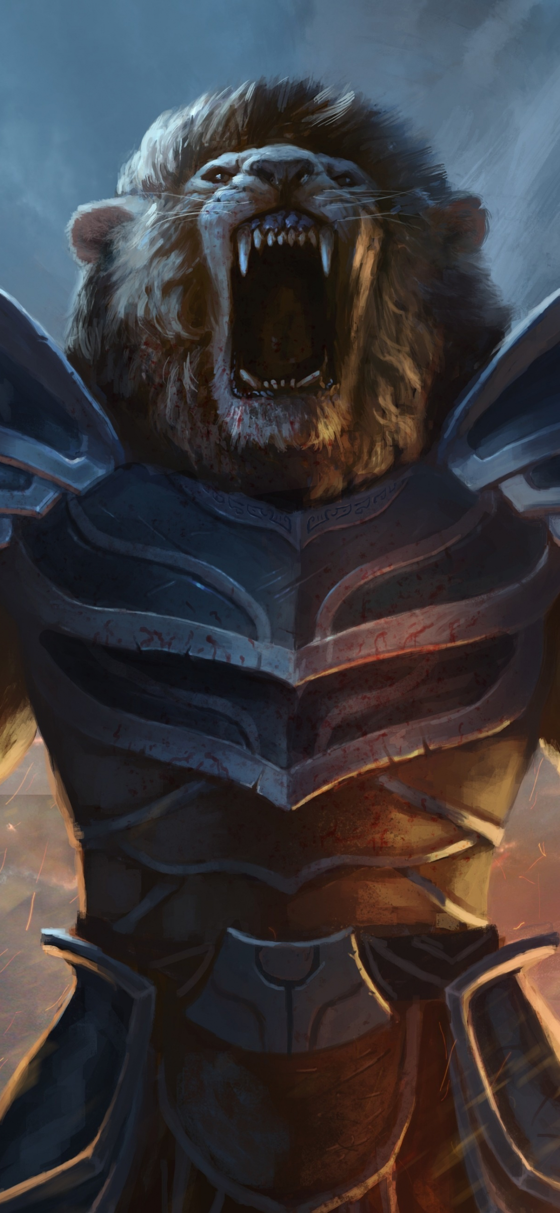 Download wallpaper 1125x2436 battle