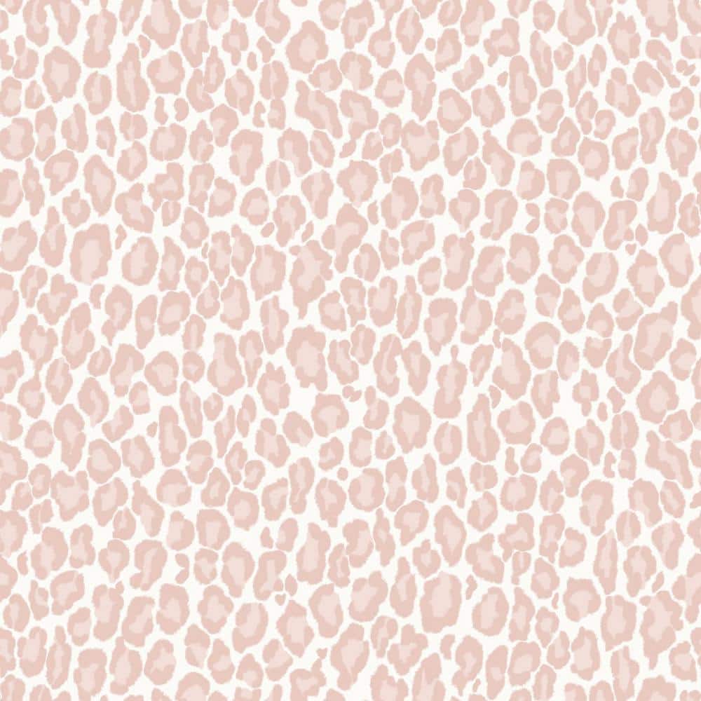 Cicely Pink Leopard Skin Wallpaper
