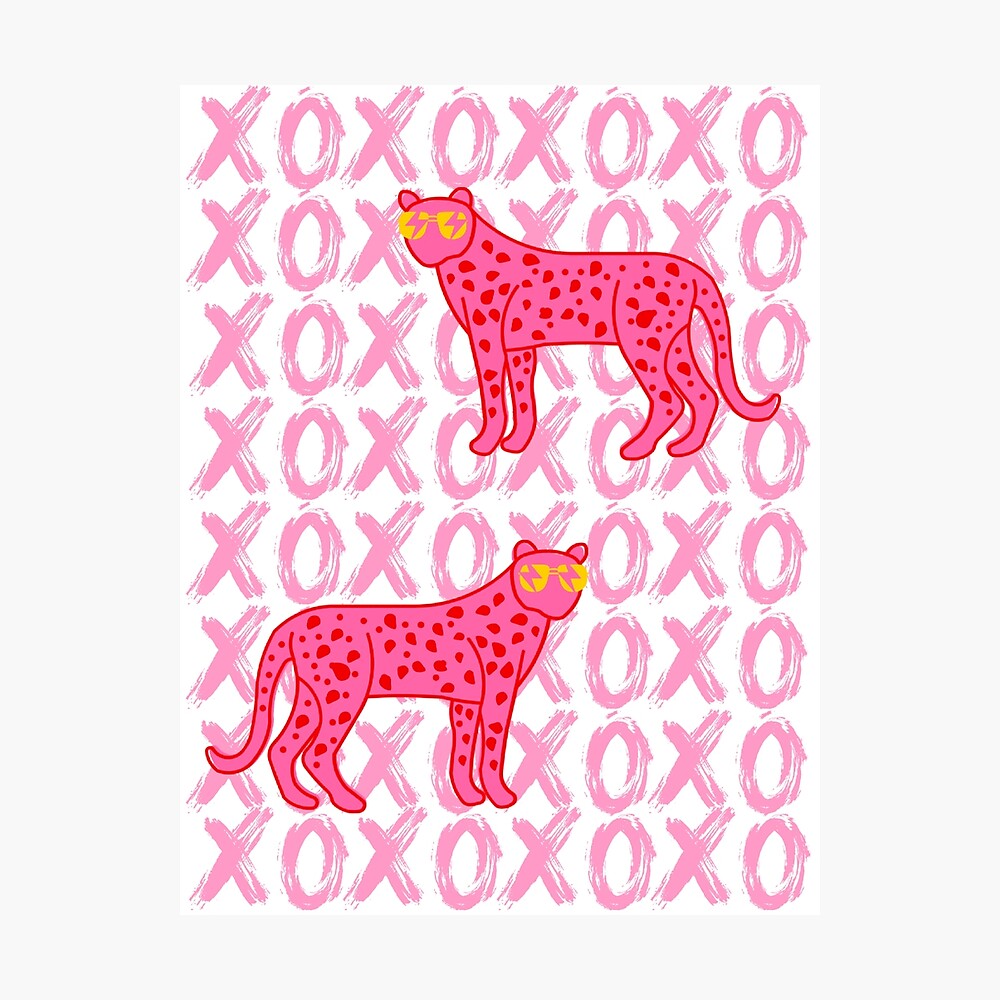 cheetah xoxo Metal Print