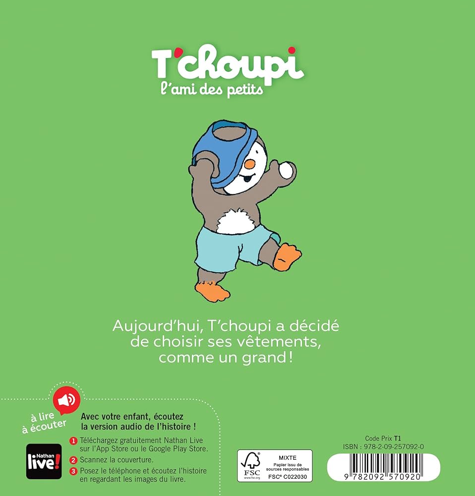 T'choupi s'habille tout seul [Book]