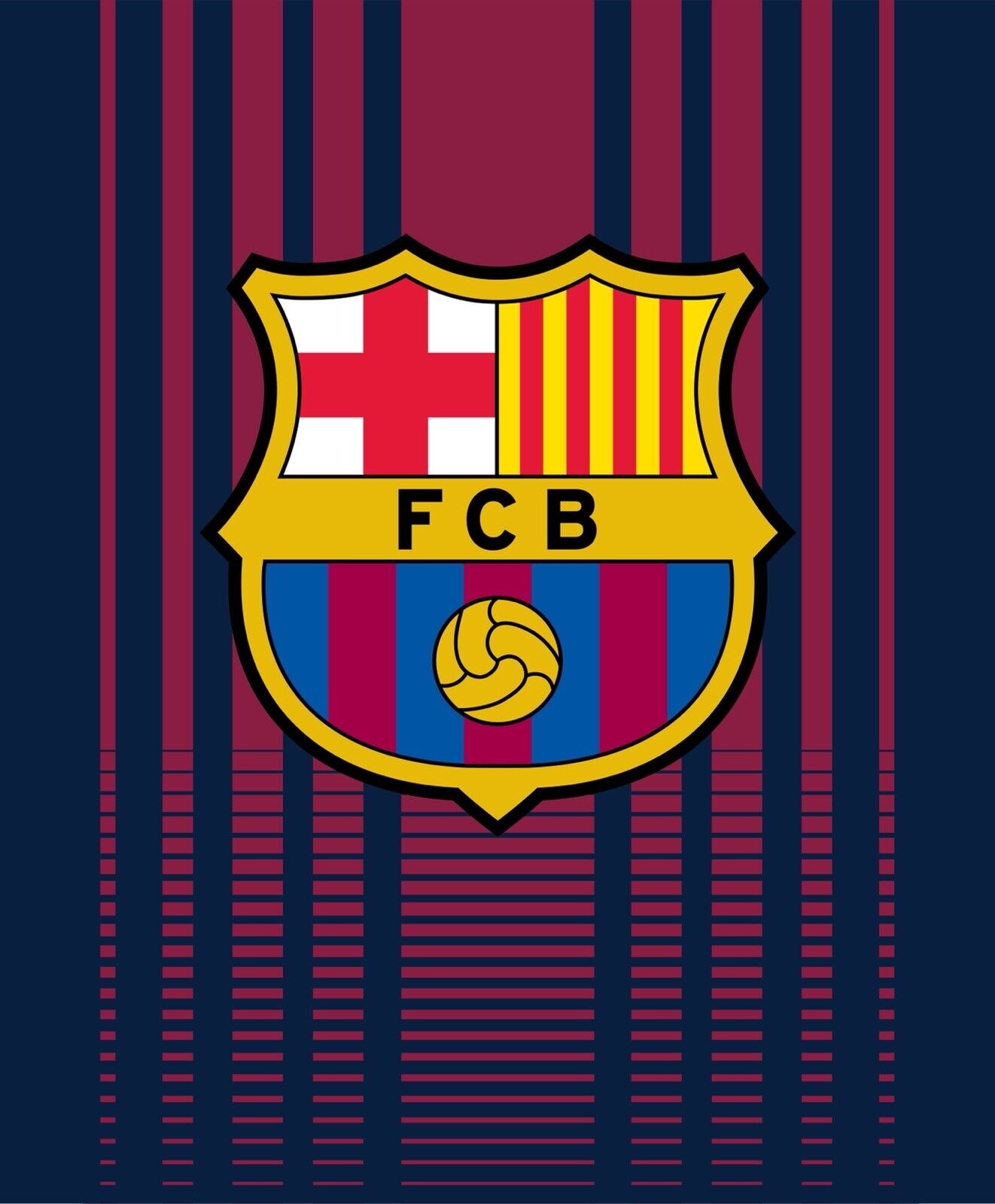 FC Barcelona Luxury Plush Throw Queen