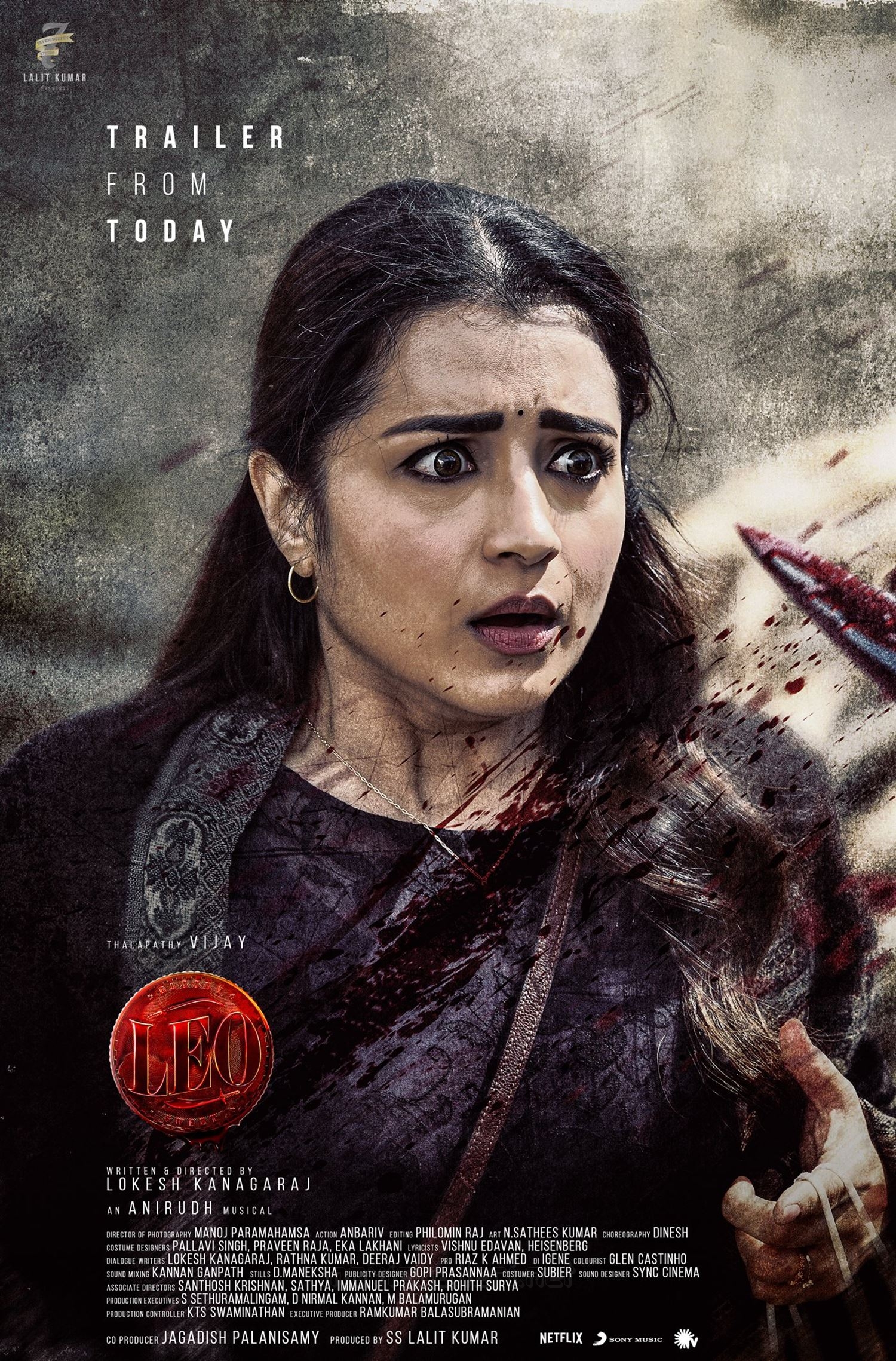 Leo Launch Poster HD. Vijay