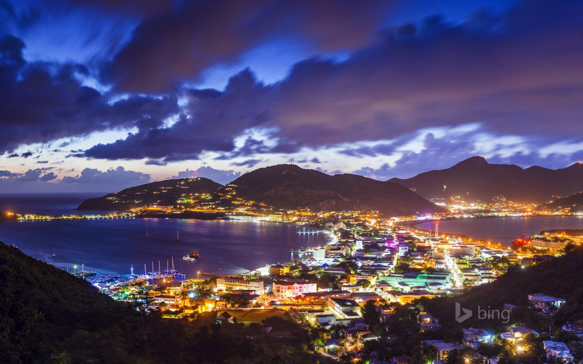 Download Sint Maarten Cityscape At