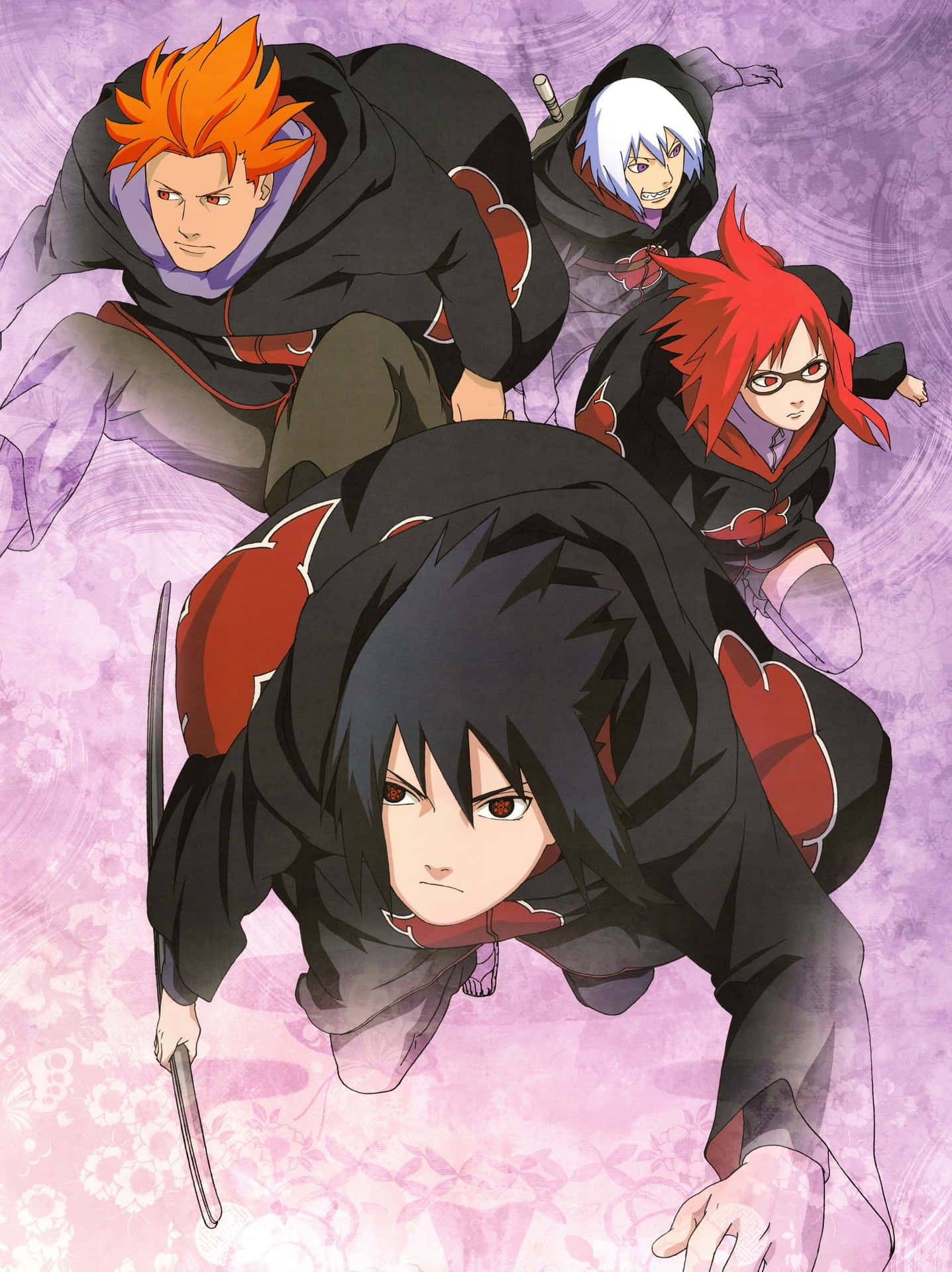 Team Taka Unleashed in Naruto Wallpaper