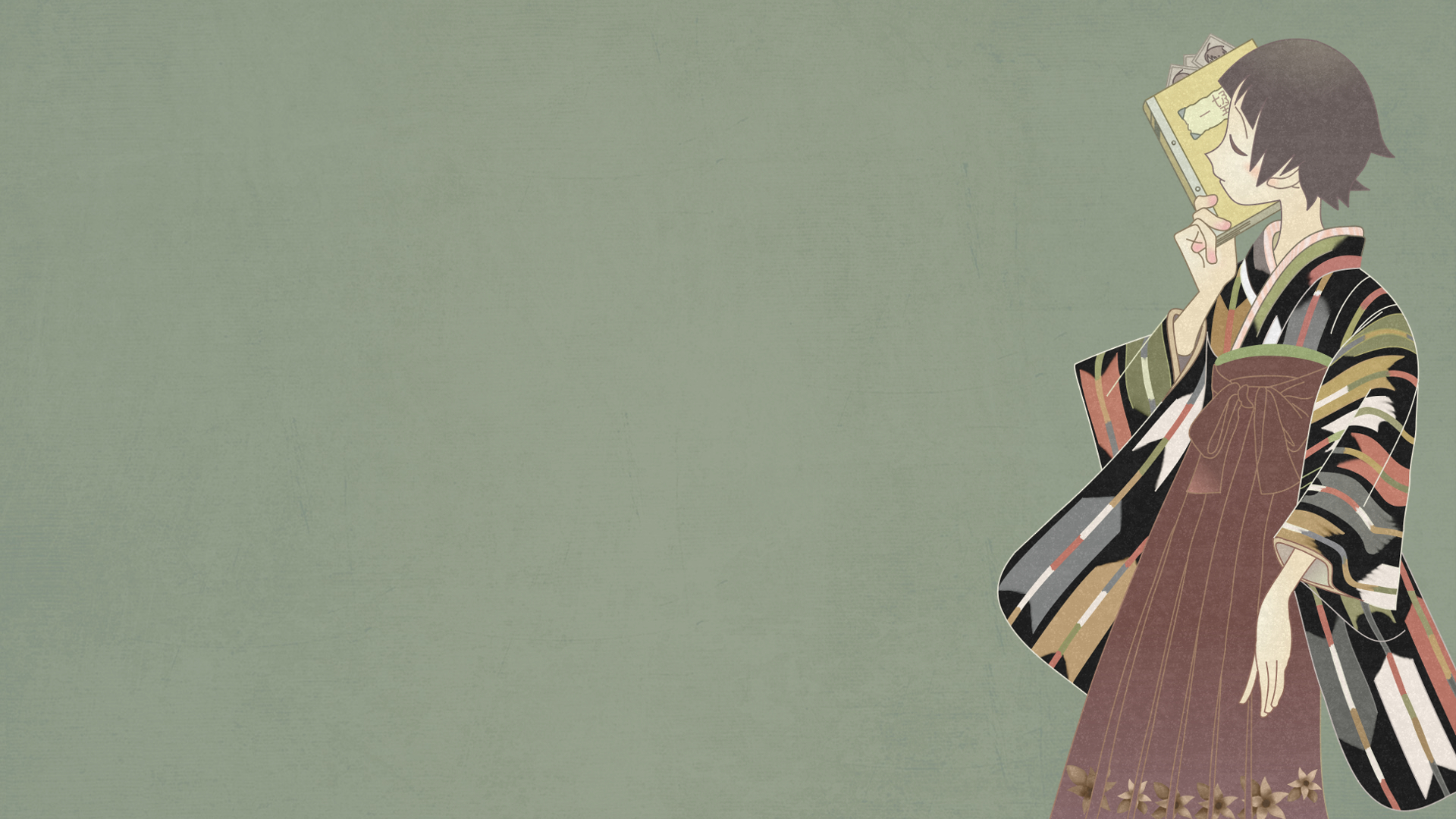 standing, Asian, women, anime, Sayonara