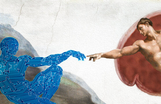 The Creation Of Adam Image