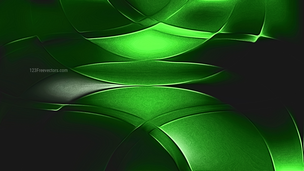 Abstract Shiny Cool Green Metal Background