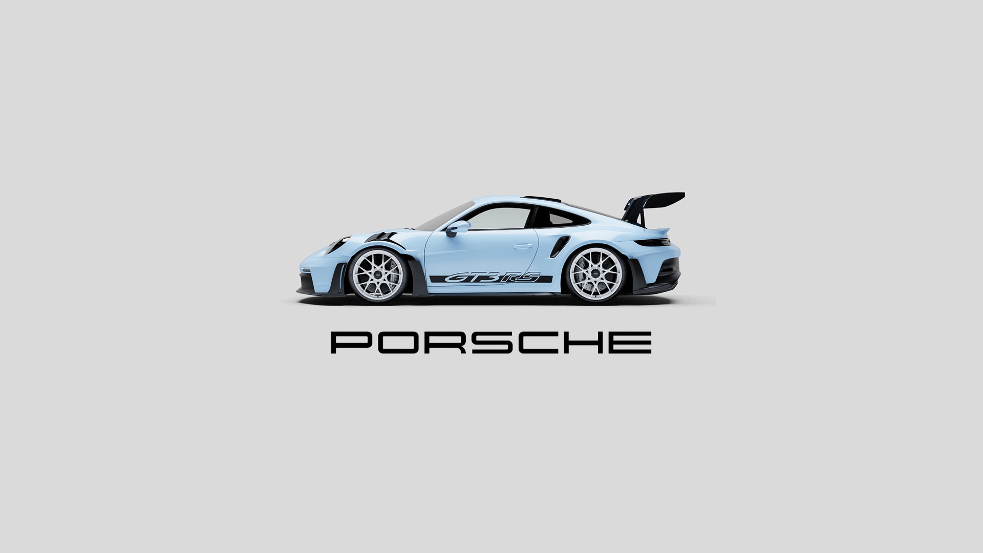 Meissen blue Porsche GT3 RS IPhone