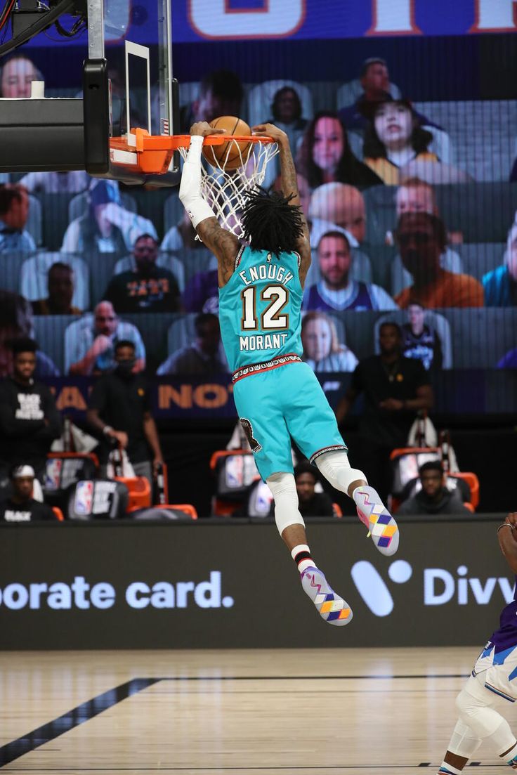 Ja Morant's Explosive Alley Oop Slam