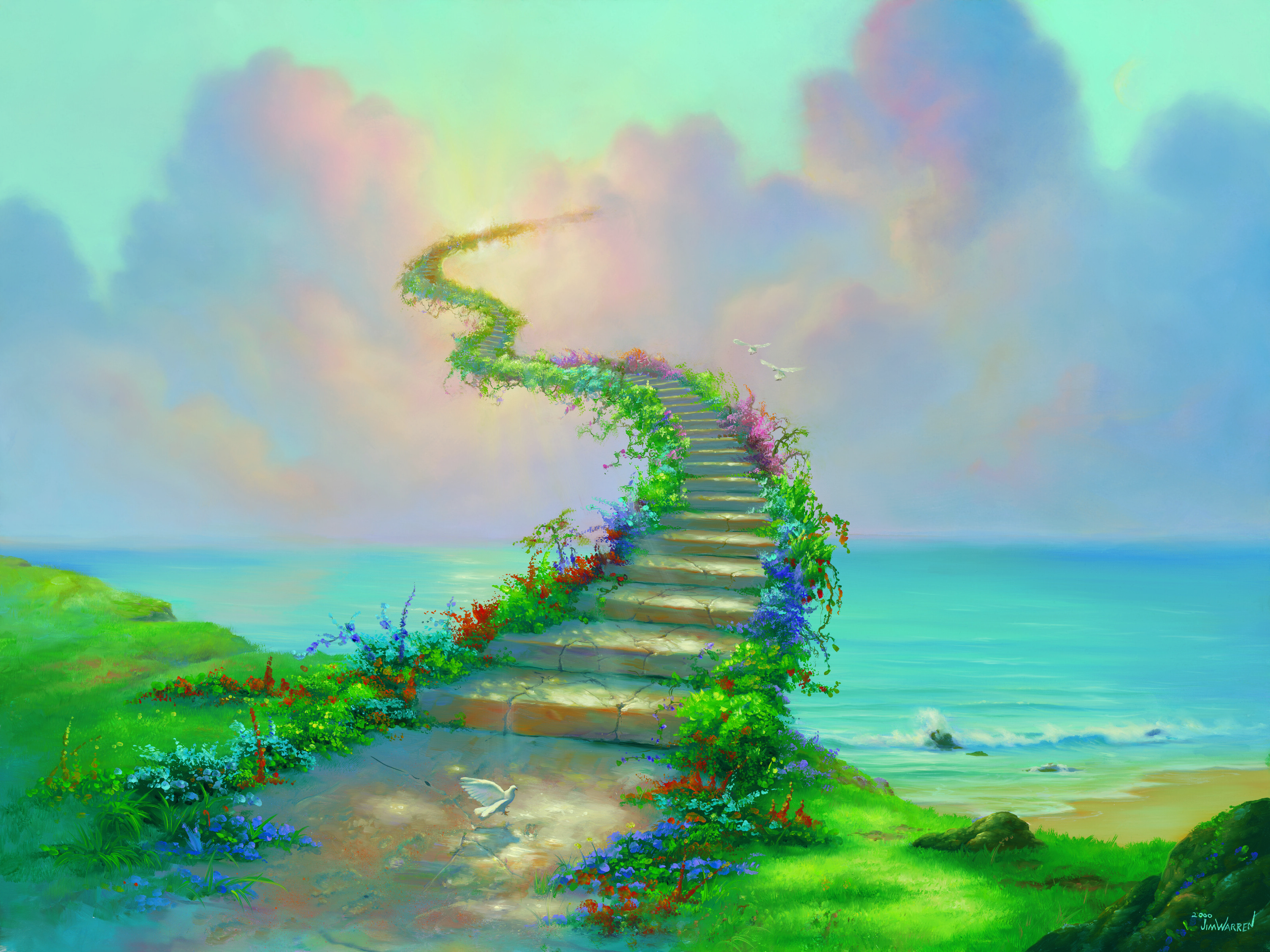 Stairway To Heaven Wall Mural