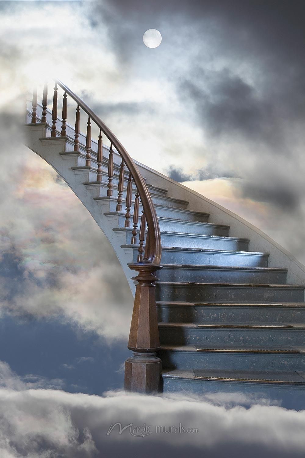 Entitled Staircase. Stairs to heaven