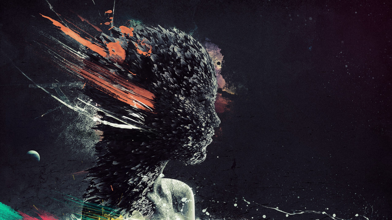 wallpaper: Creative art: Faction 1366x768
