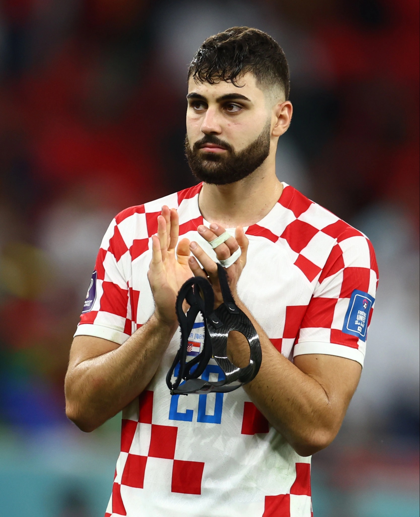 Josko Gvardiol melted hearts hugging